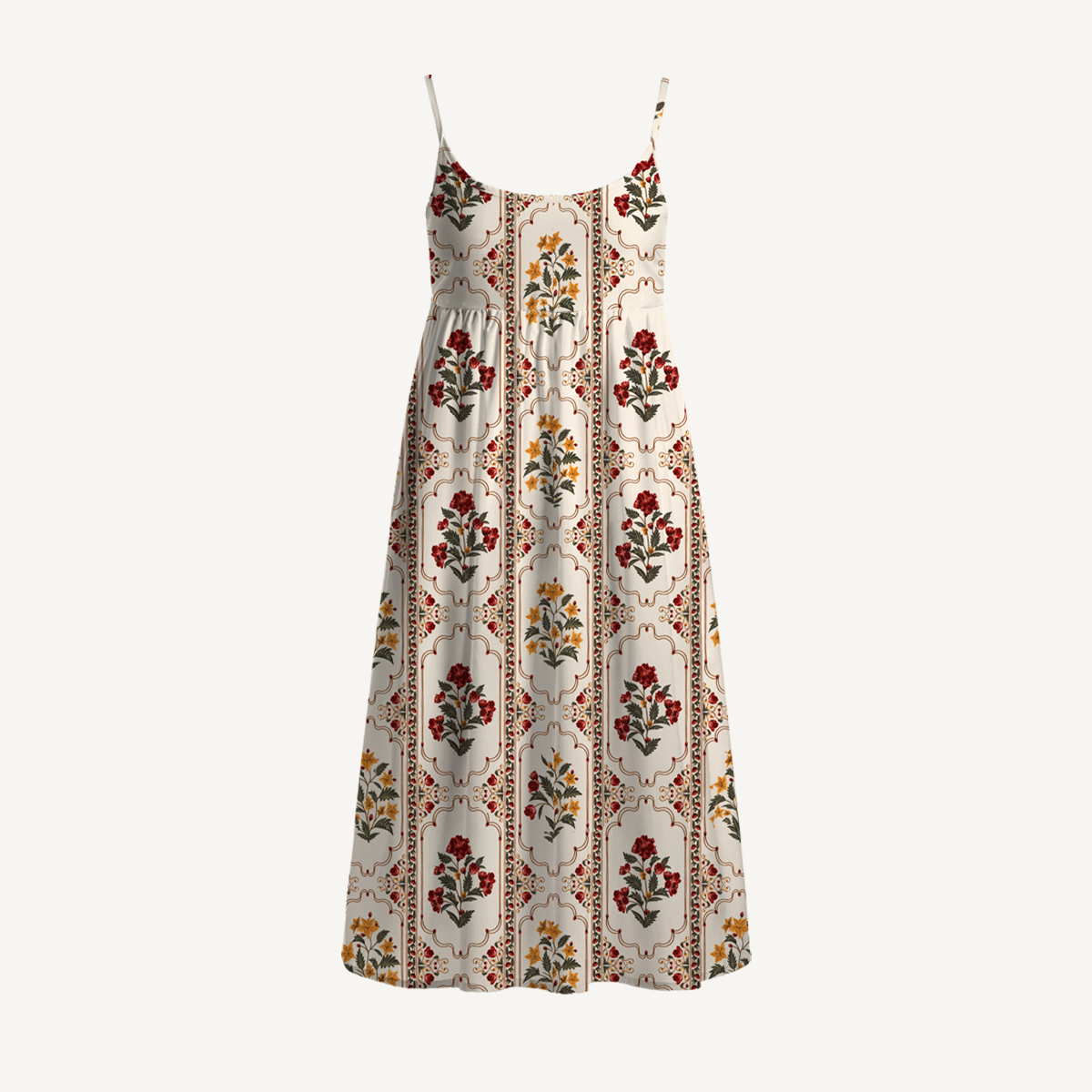 Velvet Carnation Spaghetti Strap Mini Dress
