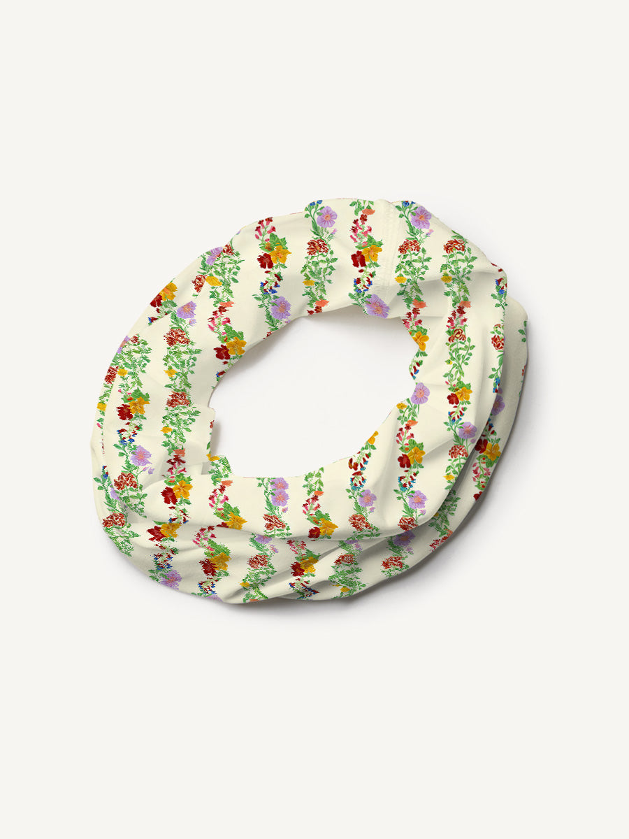 Blossom Trail Print Boho Bandeau Headband