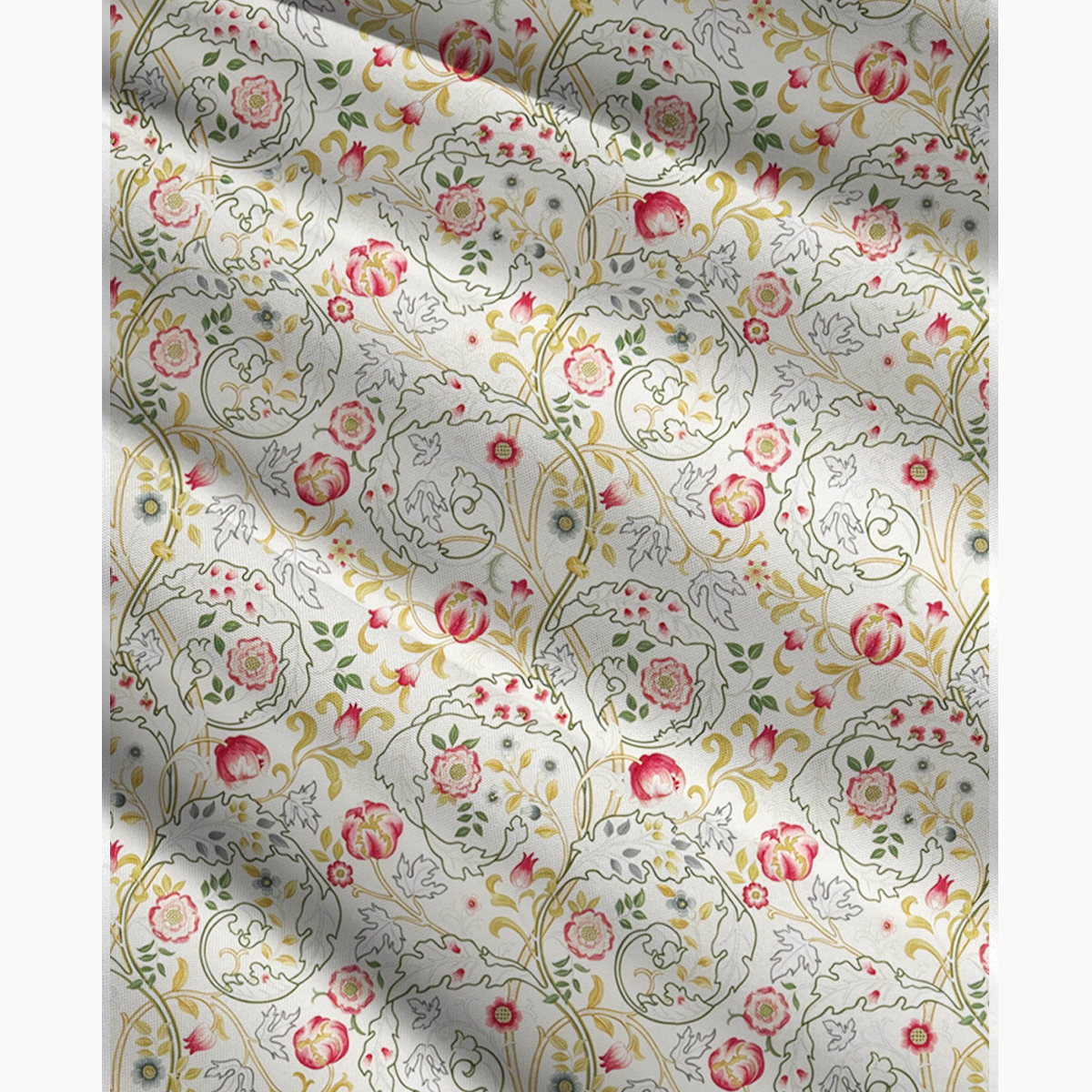 Peony Vine Garden Print Convertible Maxi Skirt & Strapless Dress