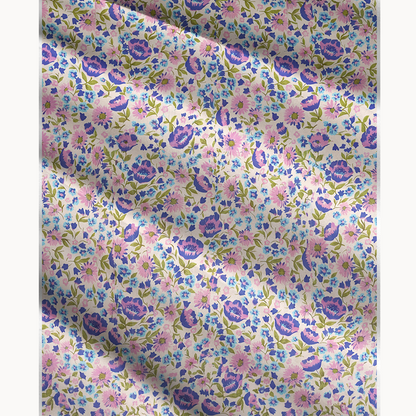 Lavender Bloom Print Convertible Maxi Skirt & Strapless Dress
