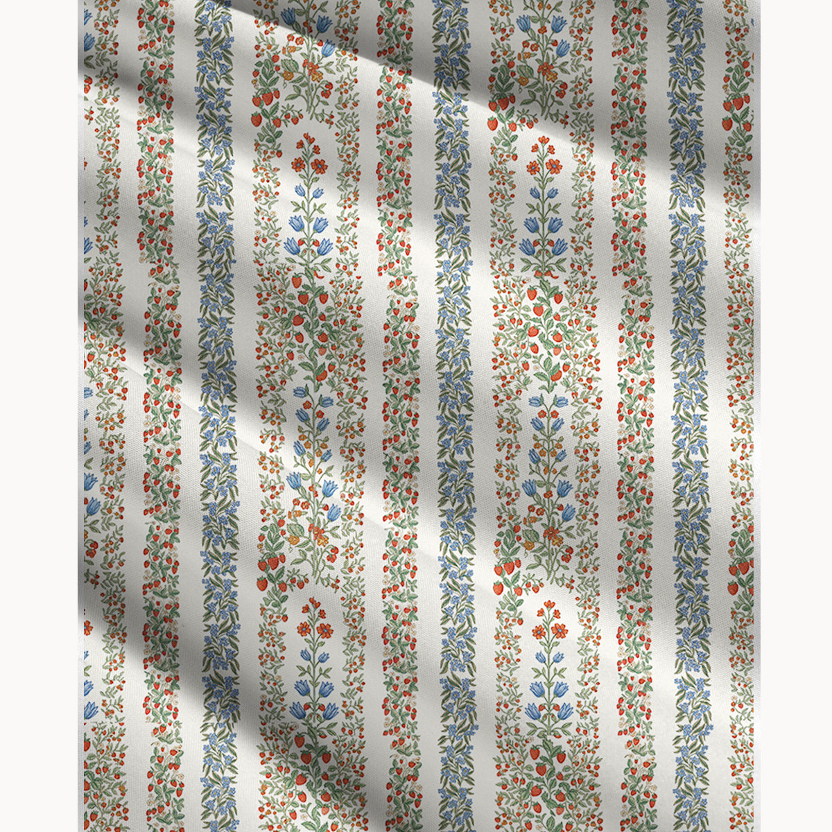 Strawberry Vine Tales Print Convertible Maxi Skirt & Strapless Dress