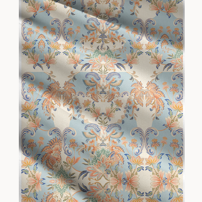 Azure Lily Palace Print Convertible Maxi Skirt & Strapless Dress