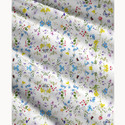 Butterfly Trail Print Convertible Maxi Skirt & Strapless Dress