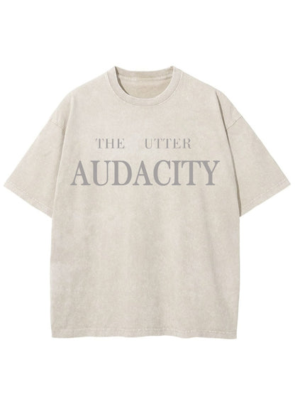 The Utter Audacity Washed Tee